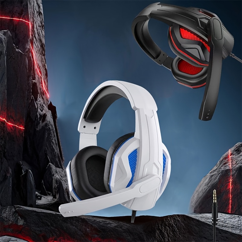 Gaming Headset Rgb - ชุดหูฟังแบบมีสายแบบครอบศีรษะพร้อมระบบตัดเสียงรบกวน - น้ำหนักเบา