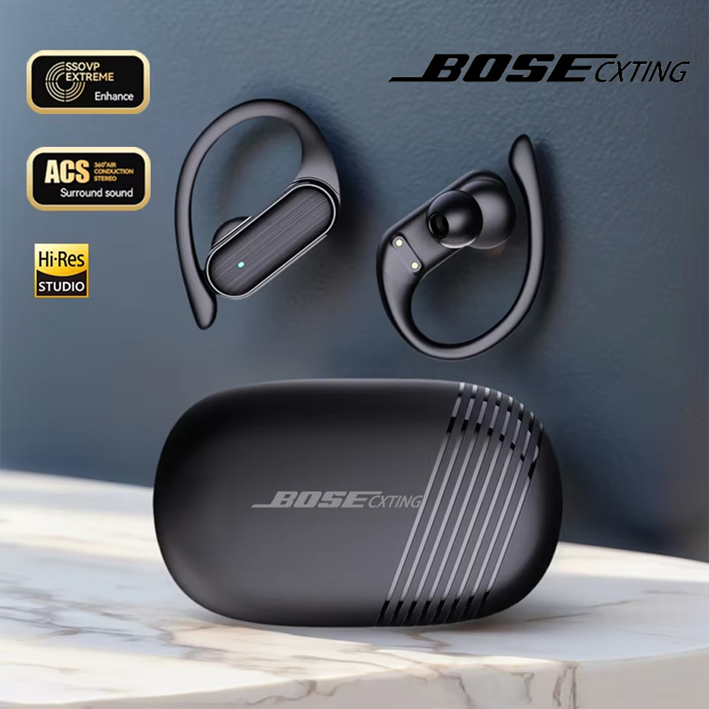 Noise Cancelling Headphone - BOSECXTING A520 หูฟังไร้สายสำหรับธุรกิจ แบบเกี่ยวหู เสียงเบส HIFI