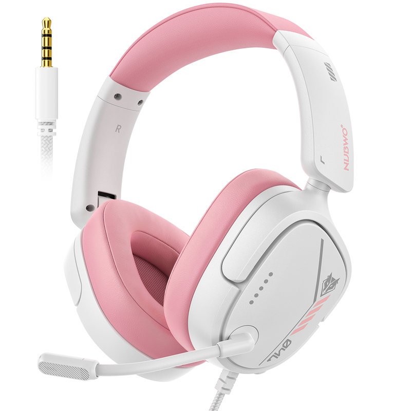 Gaming Headset Rgb - NUBWO HG04L ชุดหูฟังสำหรับเล่นเกมสำหรับ PS5/PS4 เอกซ์บอกซ์ซีรีส์เอ็กซ์ |