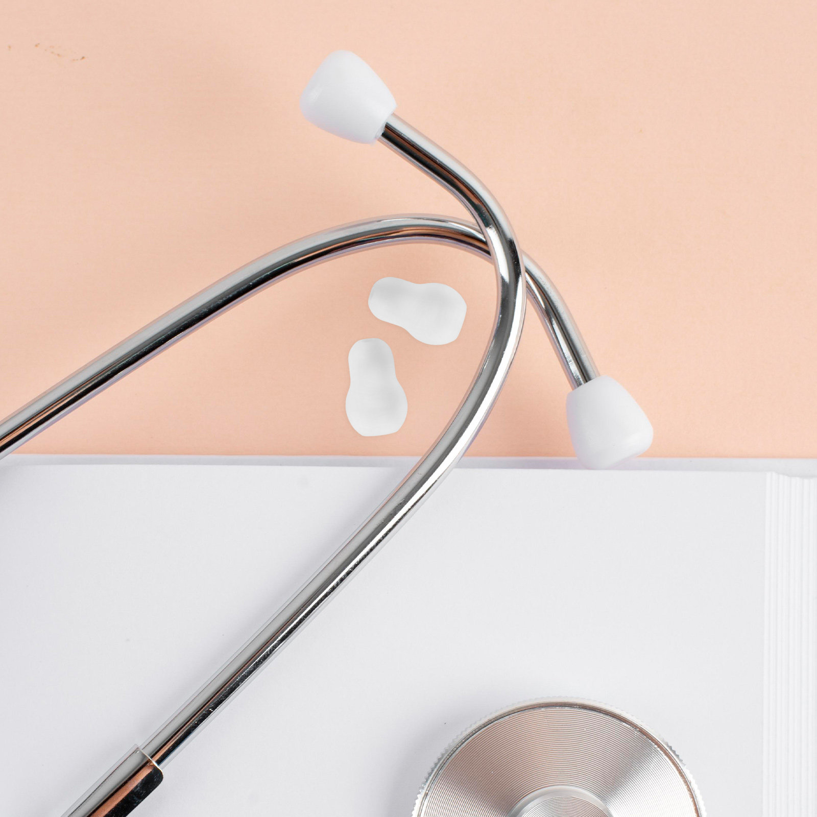 จุกซิลิโคนสำหรับหูฟังแพทย์ 4 ช - Silicone Ear Tip Replacement บทวิจารณ์และราคา