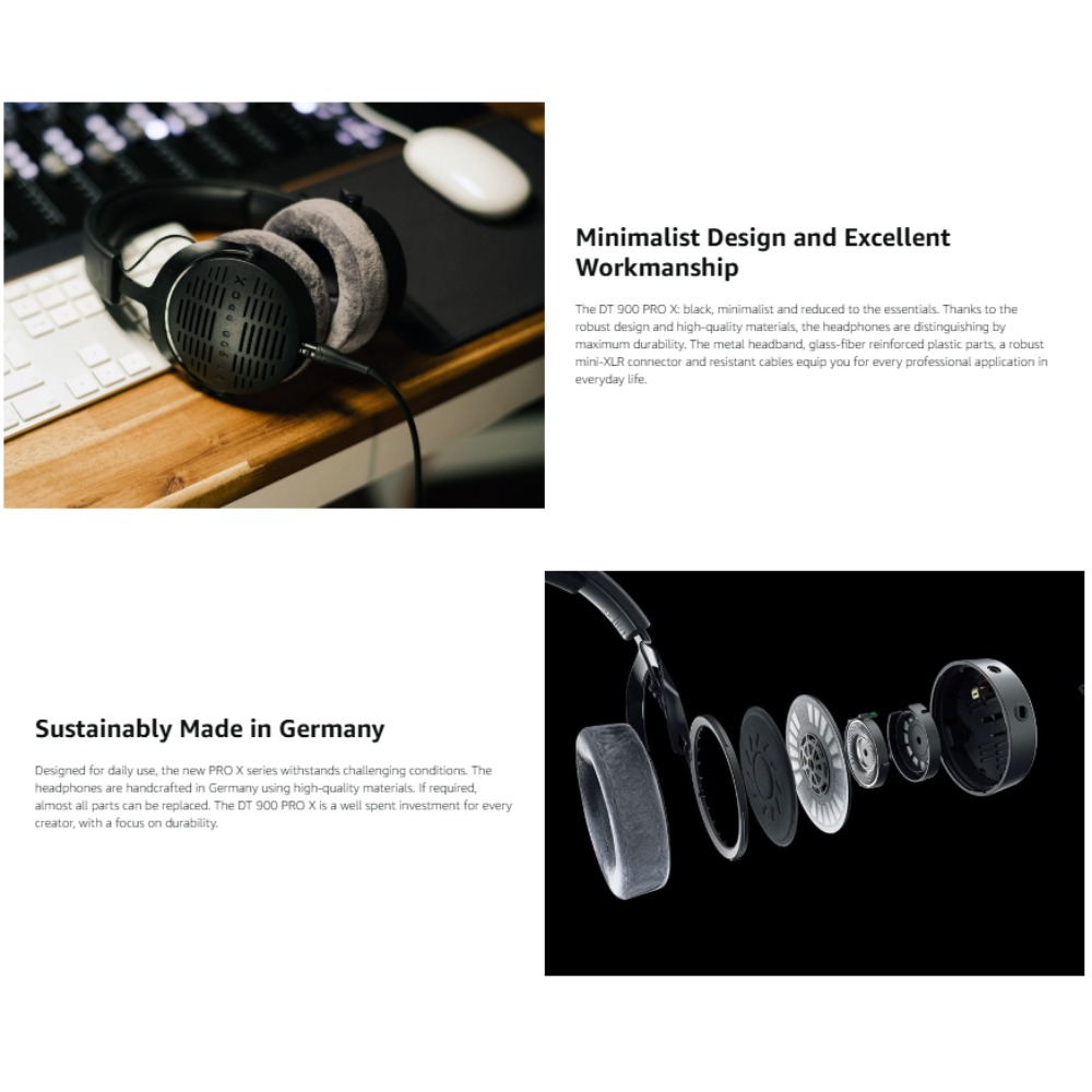 หูฟัง Beyerdynamic DT 900 PRO  - Audiophile Headphone Wired บทวิจารณ์และราคา
