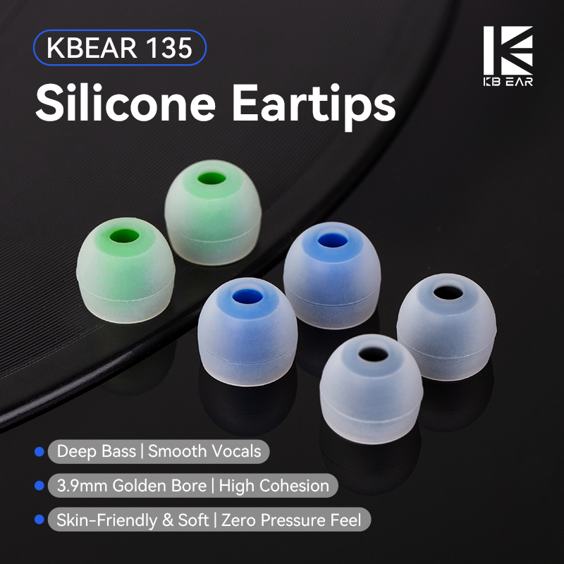 KBEAR 135 จุกหูฟังซิลิโคน ขนาด - In Ear Monitor Iem บทวิจารณ์และราคา