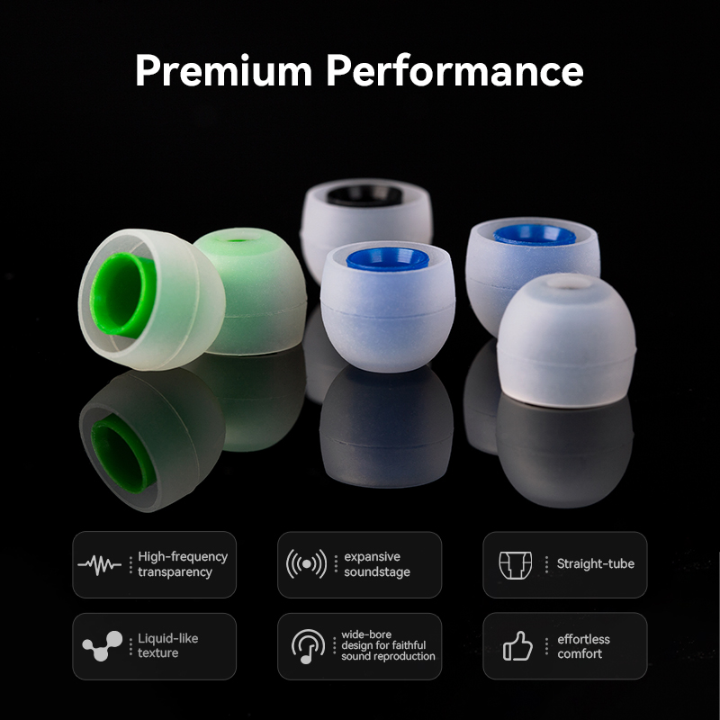 KBEAR 135 จุกหูฟังซิลิโคน ขนาด - In Ear Monitor Iem บทวิจารณ์และราคา