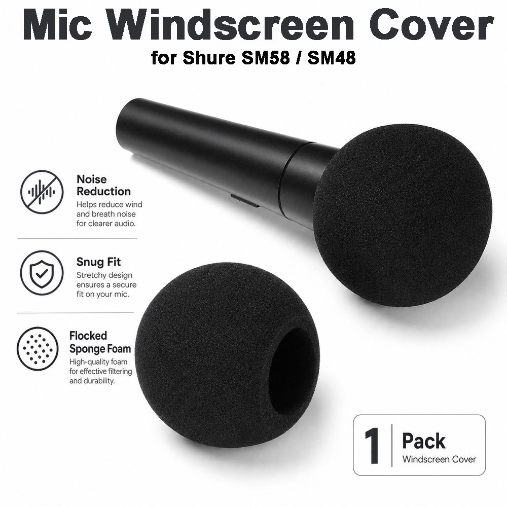 แผ่นปิดกันลมไมโครโฟนแบบฟองน้ำก - Shure Mic Mv7 บทวิจารณ์และราคา