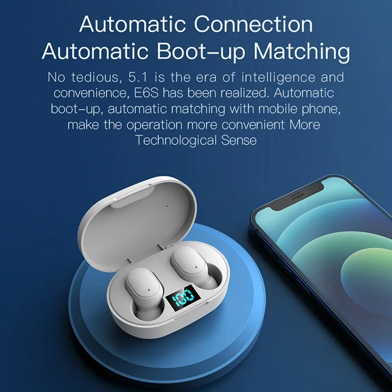 หูฟังบลูทูธไร้สาย TWS E6S รุ่น - Bluetooth Headset On Ear บทวิจารณ์และราคา
