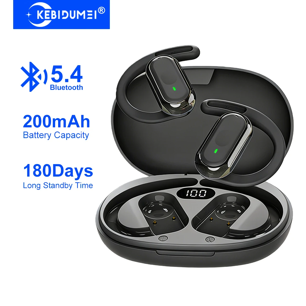 หูฟังบลูทูธ KEBIDUMEI แบบเปิดห - Sports Earphone Hook บทวิจารณ์และราคา