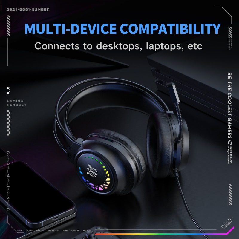 หูฟังเกมมิ่งแบบมีสาย ONIKUMA X - Gaming Headset Rgb บทวิจารณ์และราคา