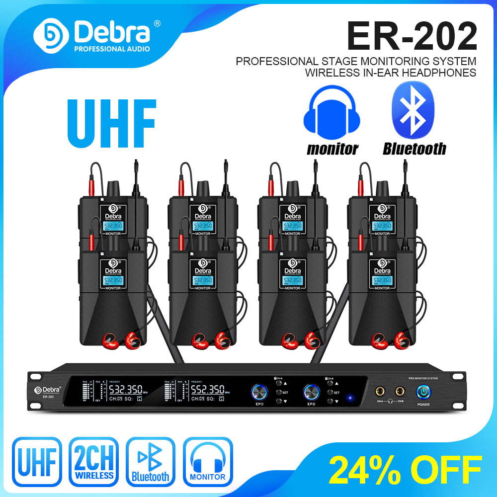 ระบบมอนิเตอร์แบบพกพาในหูไร้สาย - In Ear Monitor Iem บทวิจารณ์และราคา
