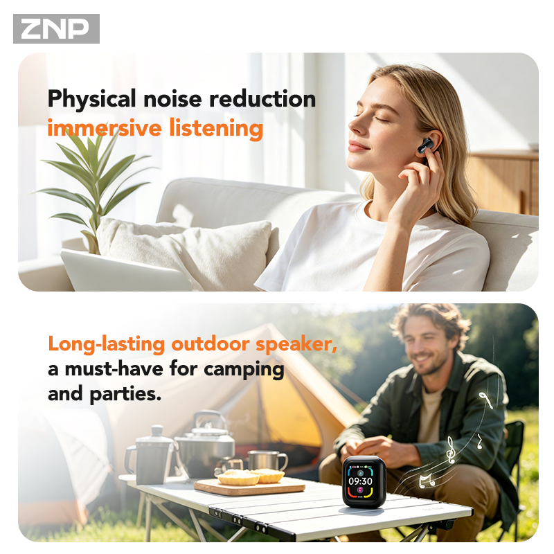 หูฟังไร้สาย ZNP N04 TWS พร้อมห - Earbuds Charging Case บทวิจารณ์และราคา