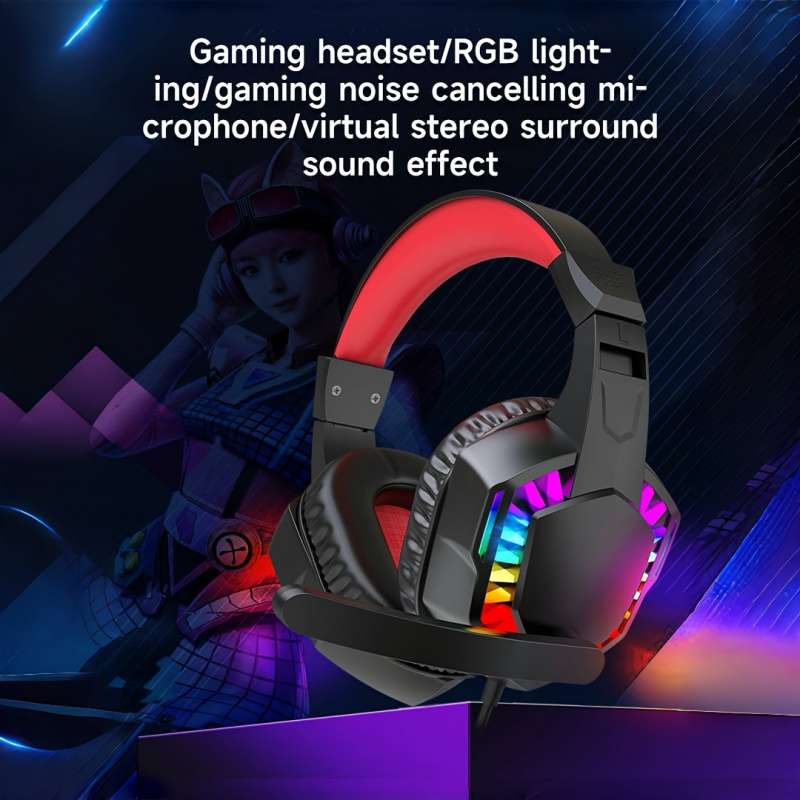 A66,หูฟังแบบมีสาย, หูฟังสำหรับ - Gaming Headset Rgb บทวิจารณ์และราคา