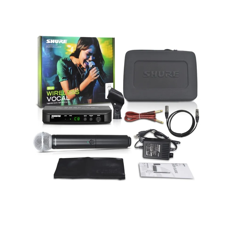 ไมโครโฟนไร้สาย Shure BLX24 สำห - Shure Mic Mv7 บทวิจารณ์และราคา
