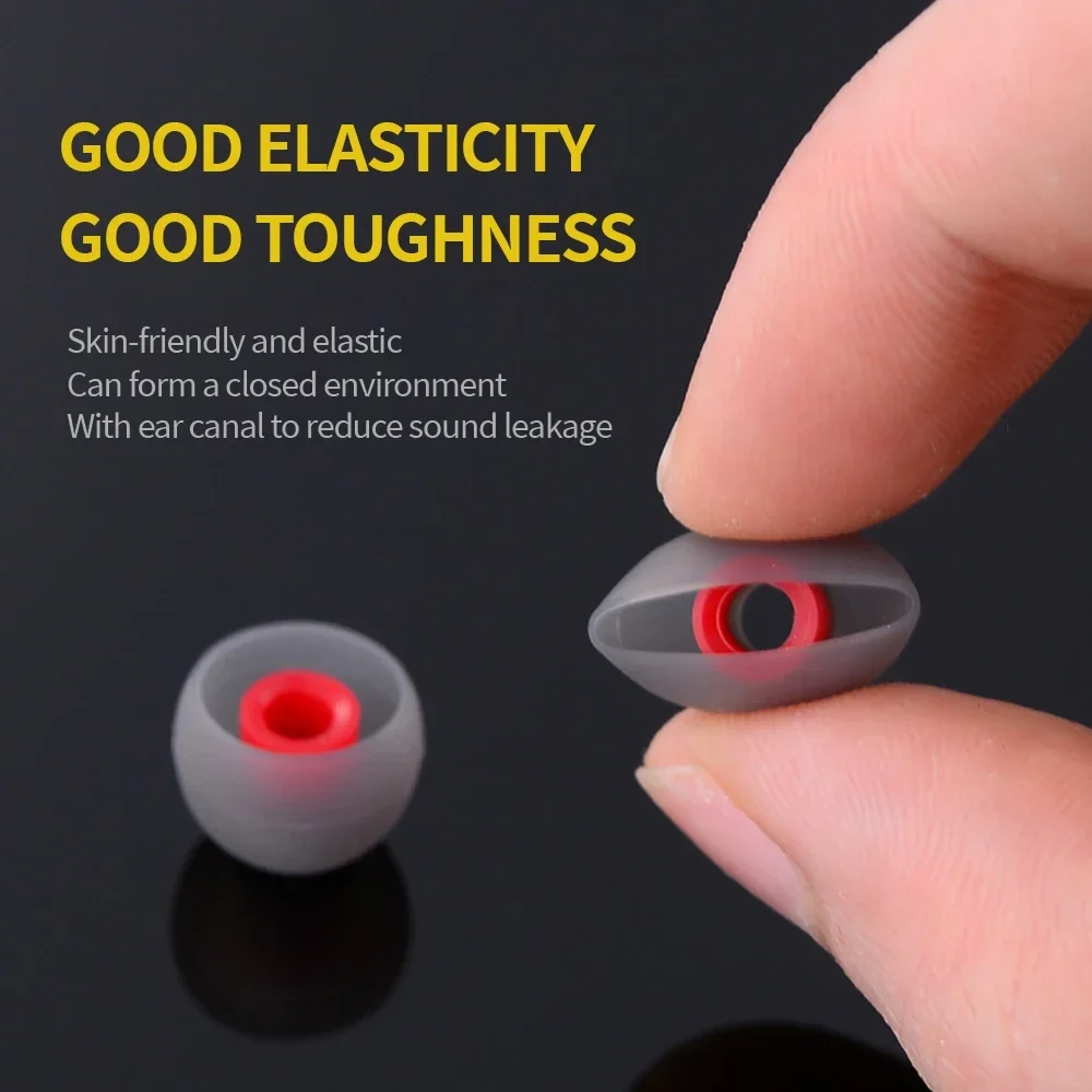 1/60 คู่ ฝาครอบหูฟังซิลิโคนแบบ - Silicone Ear Tip Replacement บทวิจารณ์และราคา