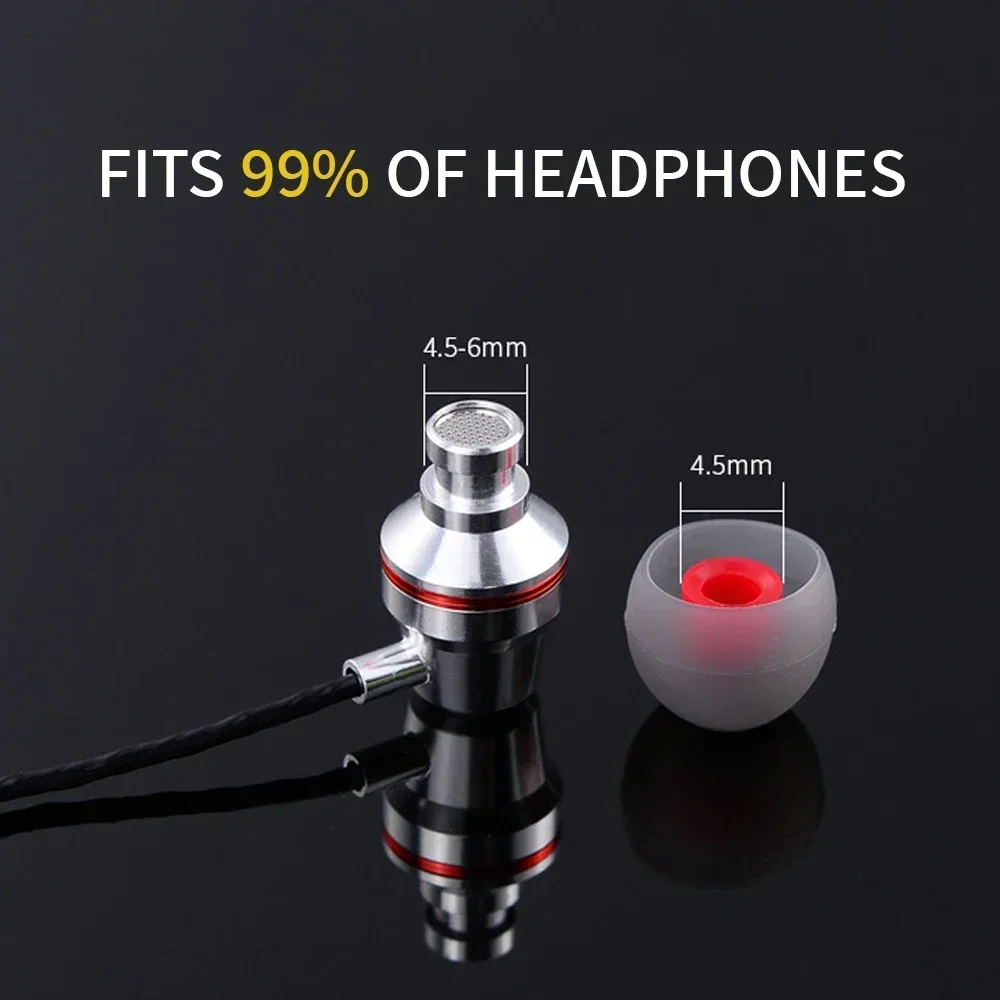 1/60 คู่ ฝาครอบหูฟังซิลิโคนแบบ - Silicone Ear Tip Replacement บทวิจารณ์และราคา